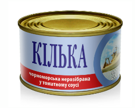 Кілька обсмажена, в томатному соусі IRF, нерозібрана, 230 г